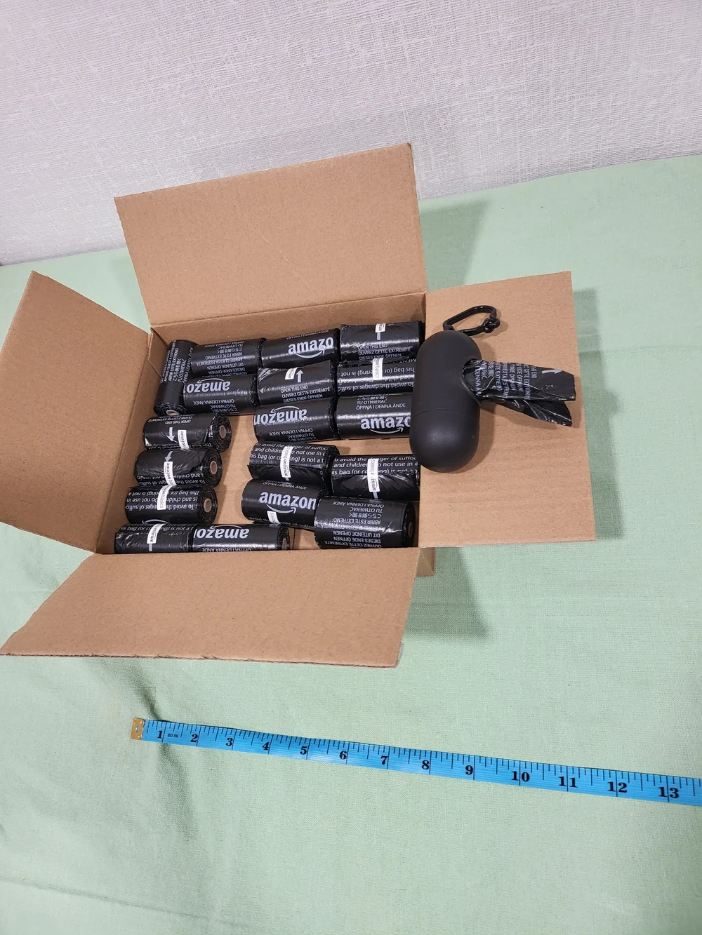 Amazon Hands-Free Dog Waste Bag Dispenser With Clip - Black - 295 Bags
